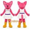 Pink Cat Mascot Costume for Children's Events Pink Cat Mascot Costume for Children's Events