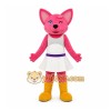 Pink Cat Mascot Costume for Children's Events Pink Cat Mascot Costume for Children's Events