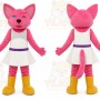 Pink Cat Mascot Costume for Children's Events