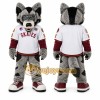 Gray Wolf Mascot Costume for Sports Events Gray Wolf Mascot Costume for Sports Events