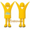 Yellow Abstract Human Figure Mascot Costume for Corporate Events Yellow Abstract Human Figure Mascot Costume for Corporate Events