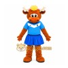 Brown Bull Mascot Costume for Sports Events Brown Bull Mascot Costume for Sports Events