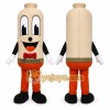 Beige Cigarette Mascot Costume for Events and Promotions Beige Cigarette Mascot Costume for Events and Promotions