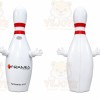 White Bowling Pin Mascot Costume for Events and Promotions