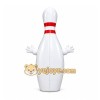 White Bowling Pin Mascot Costume for Events and Promotions White Bowling Pin Mascot Costume for Events and Promotions