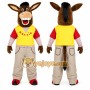 Brown Donkey Mascot Costume for Events and Promotions