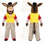 Brown Donkey Mascot Costume for Events and Promotions