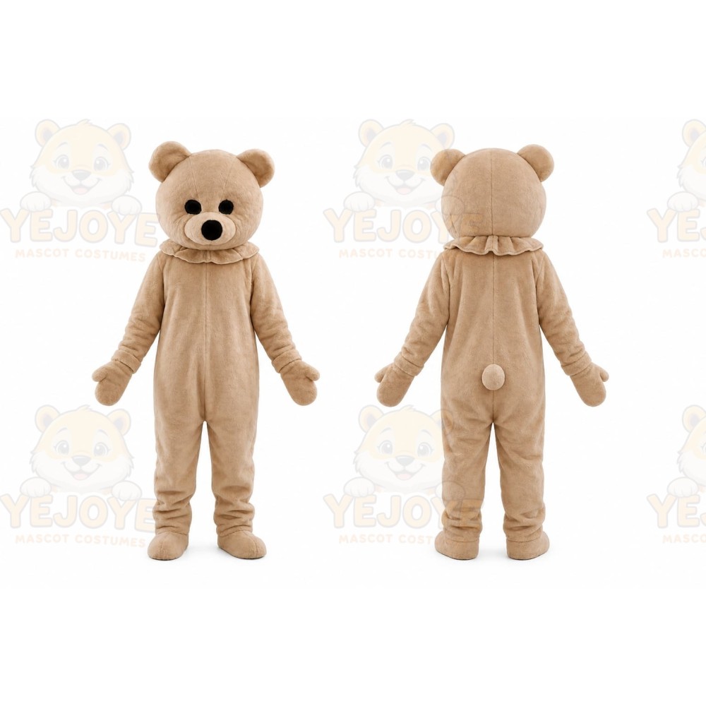 Tan Bear Mascot Costume for Children's Events