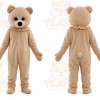 Tan Bear Mascot Costume for Children's Events