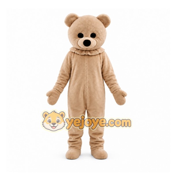 Tan Bear Mascot Costume for Children's Events