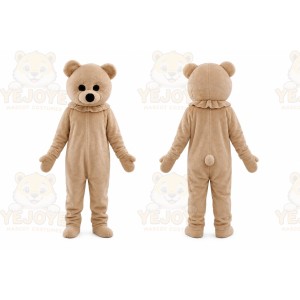 Tan Bear Mascot Costume for Children's Events