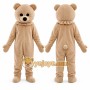 Tan Bear Mascot Costume for Children's Events