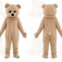 Tan Bear Mascot Costume for Children's Events