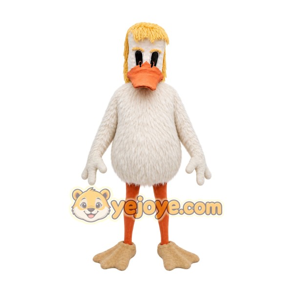 White Duck Mascot Costume for Events and Promotions White Duck Mascot Costume for Events and Promotions