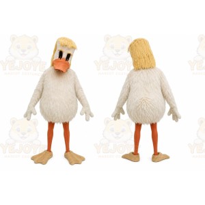White Duck Mascot Costume for Events and Promotions