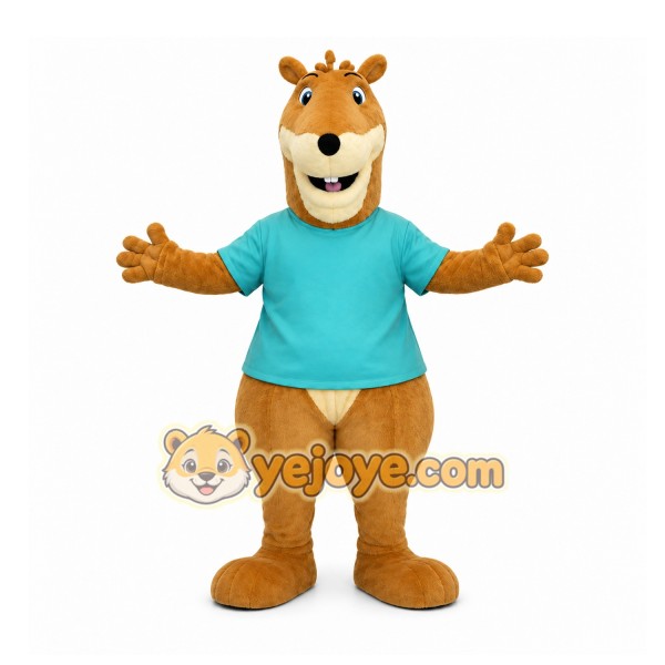 Brown Kangaroo Mascot Costume for Events and Promotions