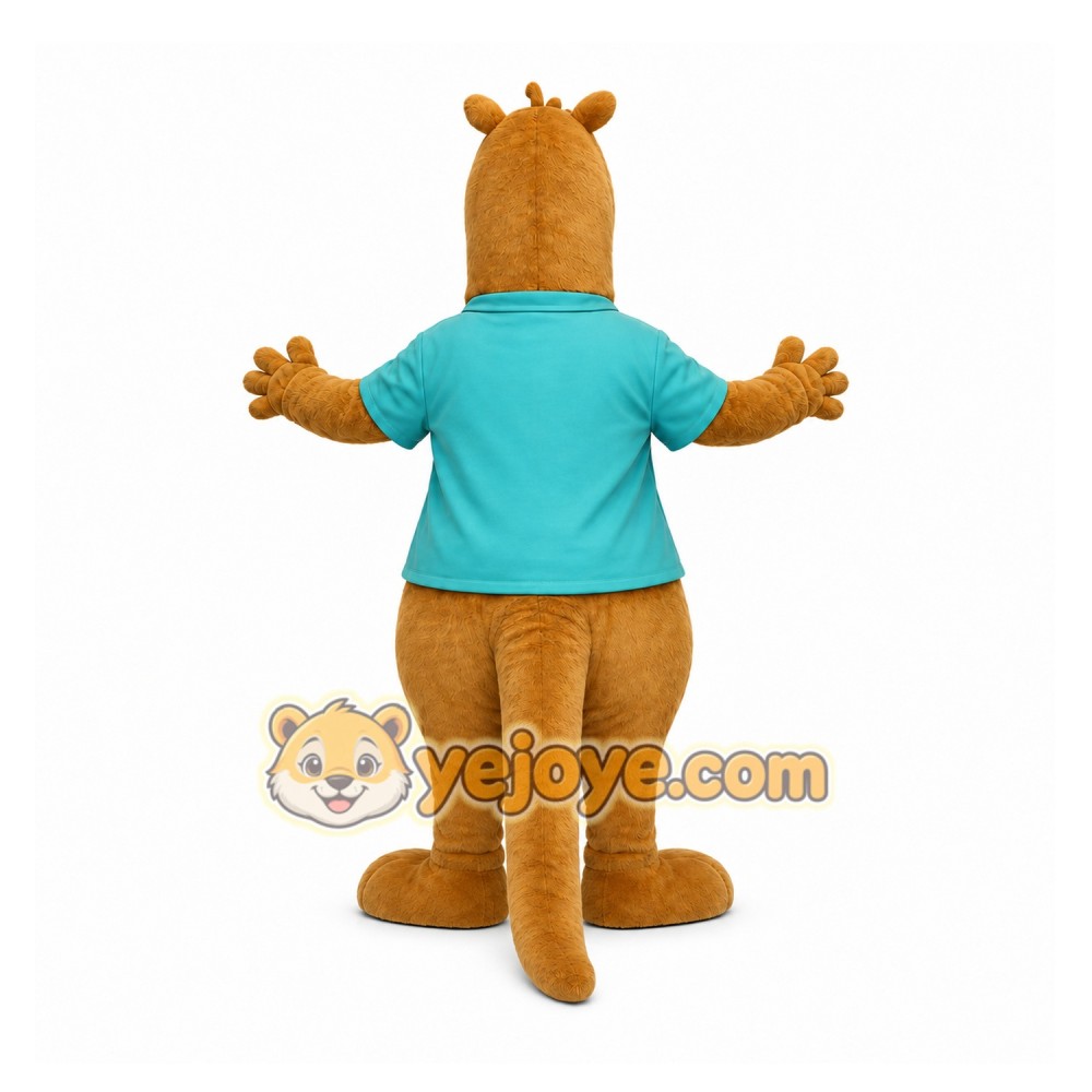 Brown Kangaroo Mascot Costume for Events and Promotions Brown Kangaroo Mascot Costume for Events and Promotions