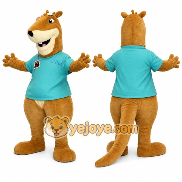 Brown Kangaroo Mascot Costume for Events and Promotions