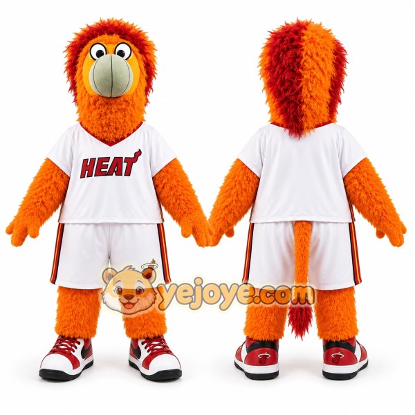 Orange Bird Mascot Costume for Sports Events