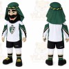 Green Man With Turban Mascot Costume for Sports Events