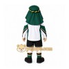 Green Man With Turban Mascot Costume for Sports Events