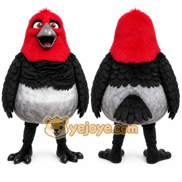 Red Bird Mascot Costume for Sports Events
