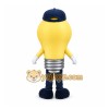 Yellow Light Bulb Mascot Costume for Events and Promotions Yellow Light Bulb Mascot Costume for Events and Promotions
