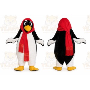 Black Penguin Mascot Costume for Holiday Events