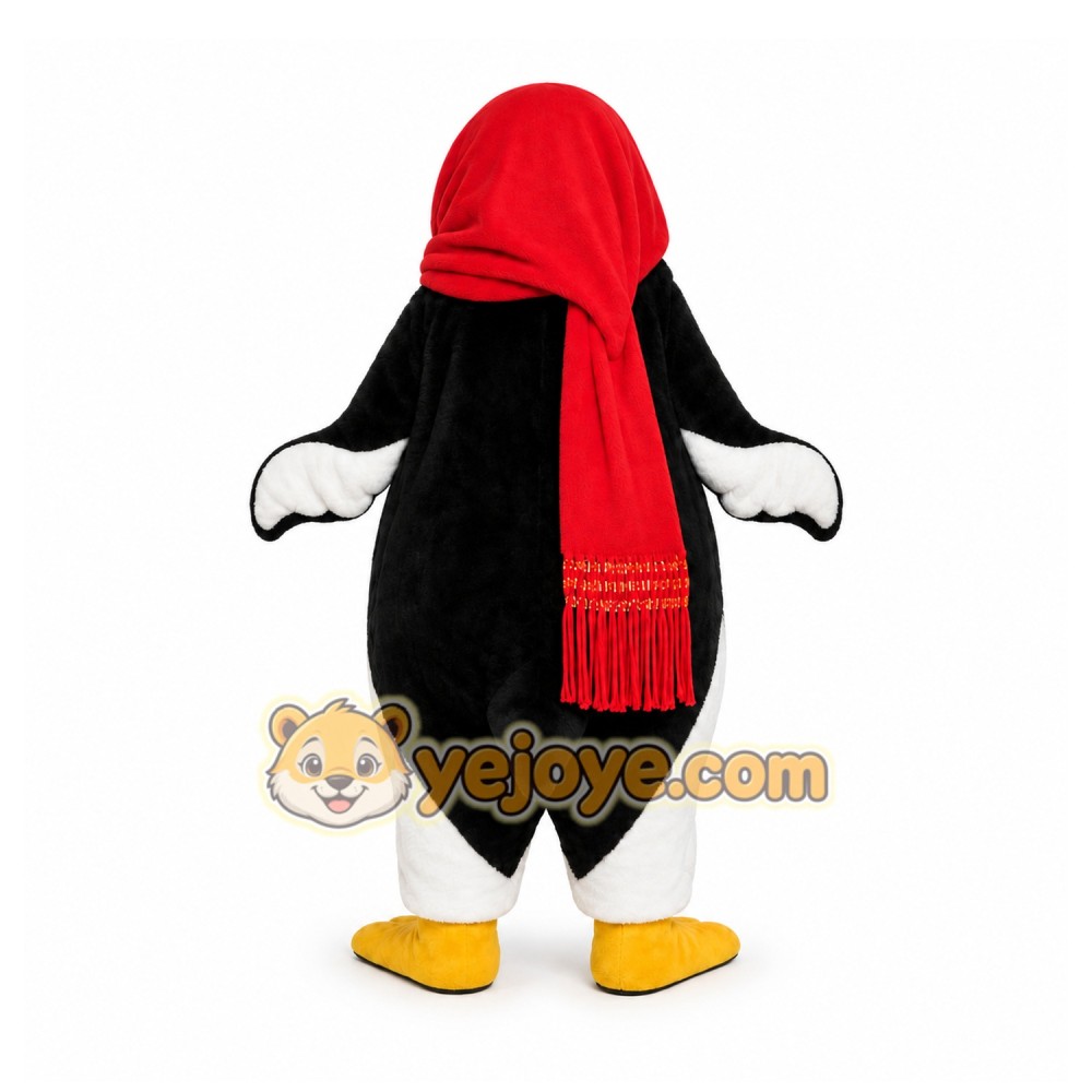 Black Penguin Mascot Costume for Holiday Events Black Penguin Mascot Costume for Holiday Events
