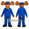 Blue Moose Mascot Costume for Events and Promotions Blue Moose Mascot Costume for Events and Promotions