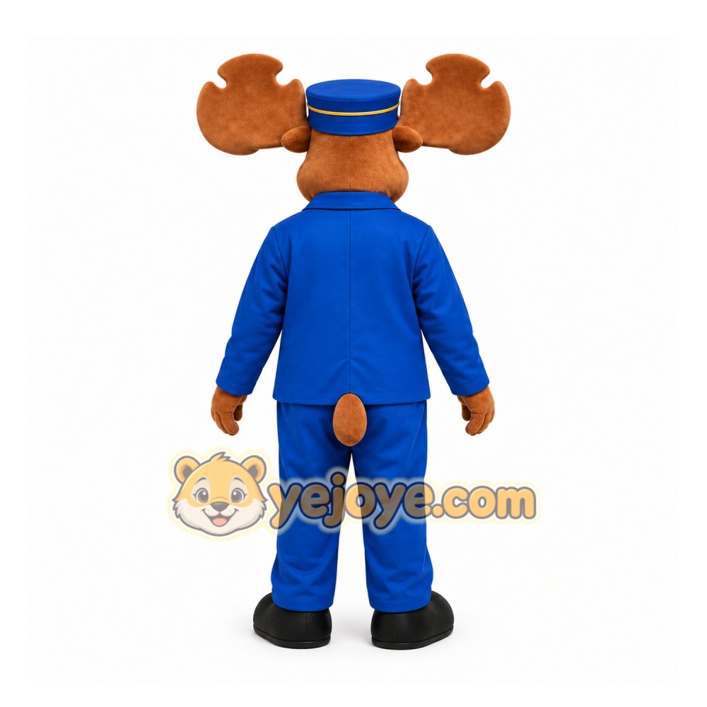 Blue Moose Mascot Costume for Events and Promotions Blue Moose Mascot Costume for Events and Promotions