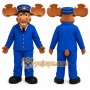 Blue Moose Mascot Costume for Events and Promotions