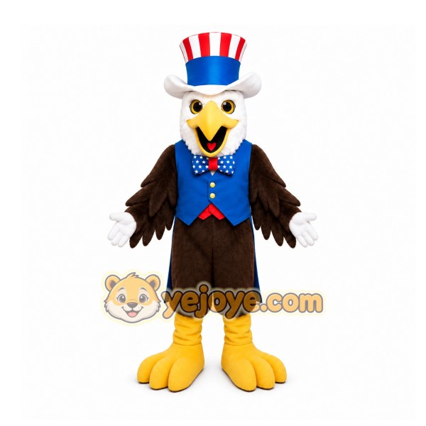 Brown Eagle Mascot Costume for Events and Promotions