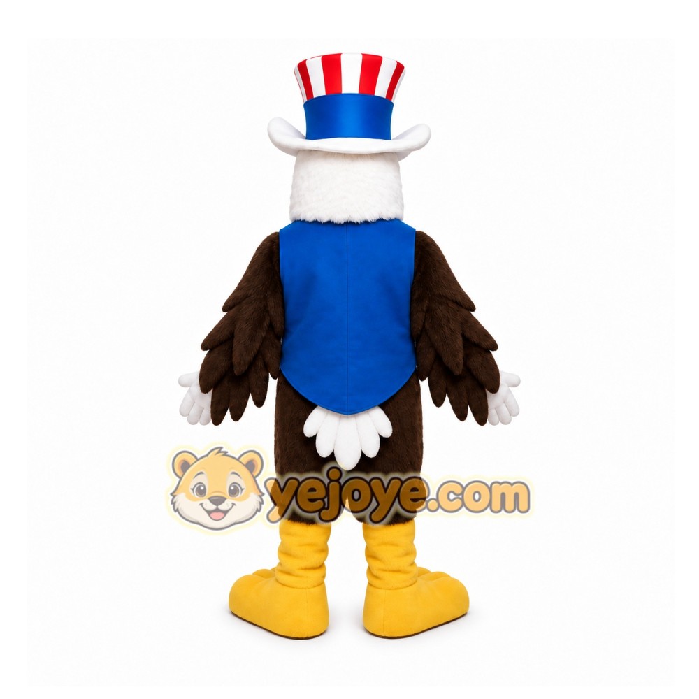 Brown Eagle Mascot Costume for Events and Promotions