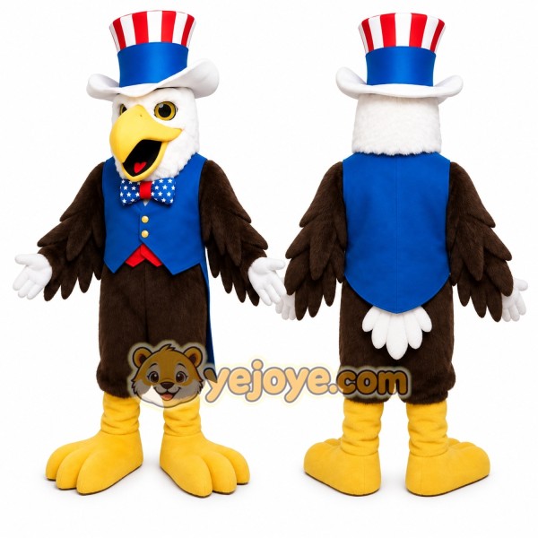 Brown Eagle Mascot Costume for Events and Promotions