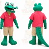 Green Alligator Mascot Costume for Events and Promotions