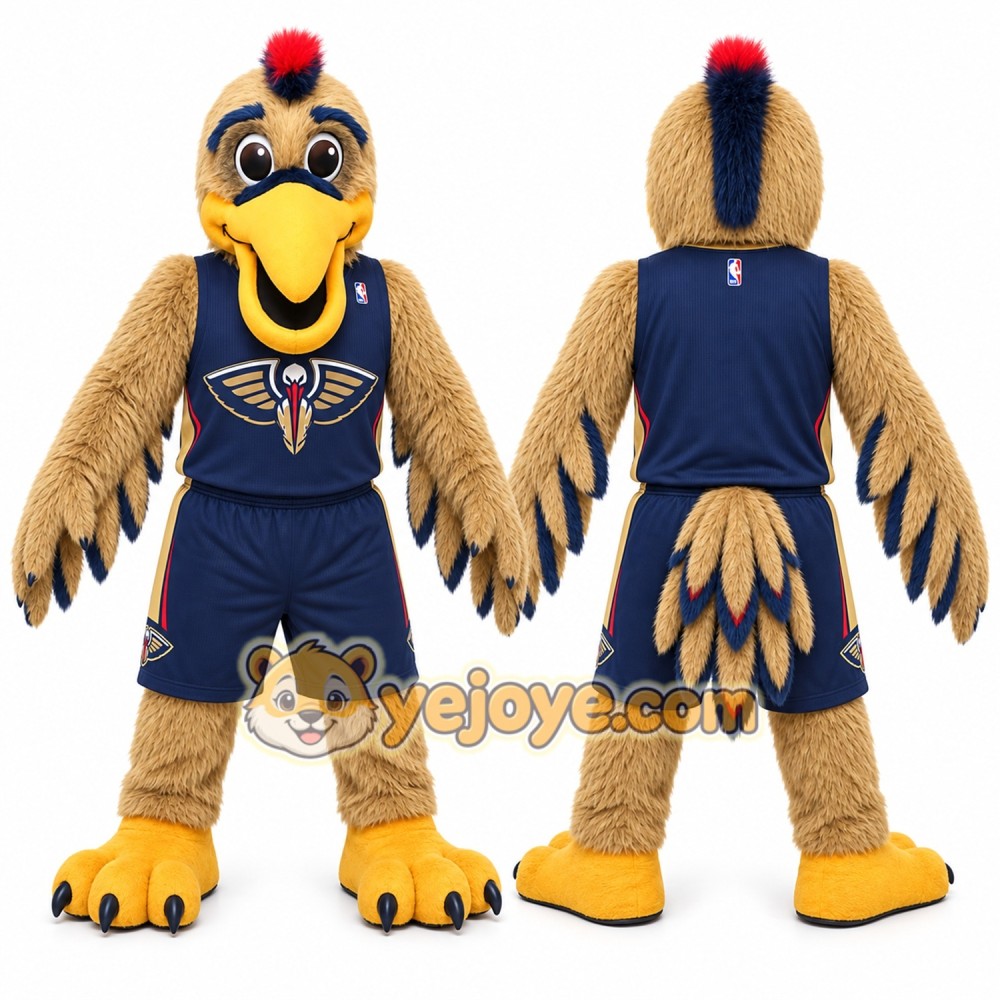 Brown Bird Mascot Costume for Sports Events Brown Bird Mascot Costume for Sports Events