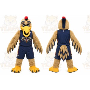 Brown Bird Mascot Costume for Sports Events