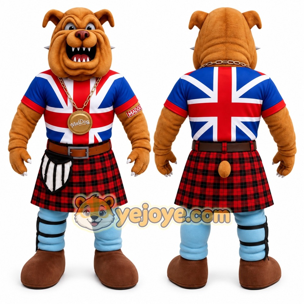 Brown Bulldog Mascot Costume for Events and Promotions Brown Bulldog Mascot Costume for Events and Promotions