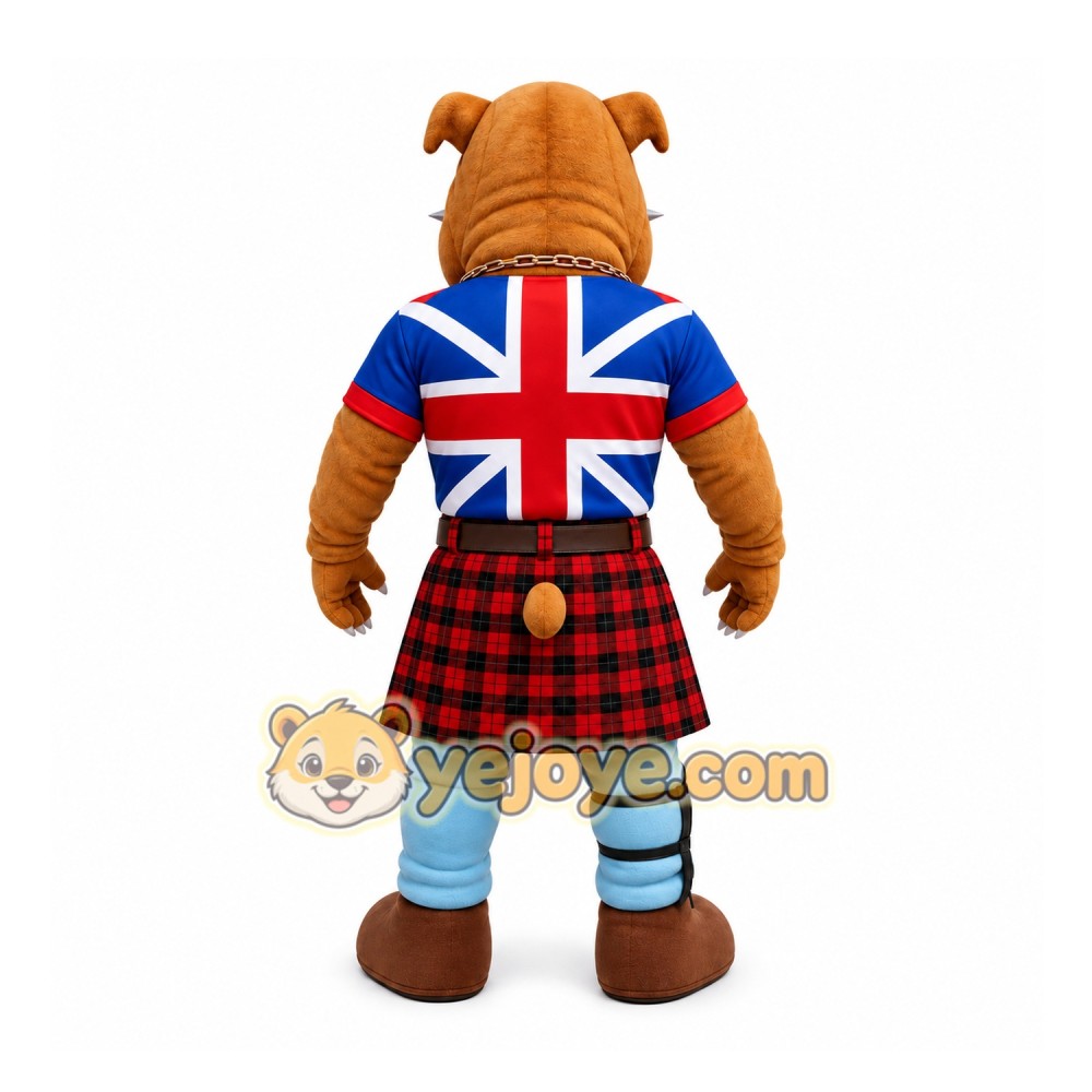 Brown Bulldog Mascot Costume for Events and Promotions Brown Bulldog Mascot Costume for Events and Promotions