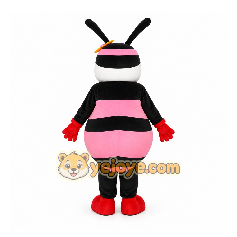 Black Bee Mascot Costume for Children's Events Black Bee Mascot Costume for Children's Events