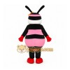 Black Bee Mascot Costume for Children's Events Black Bee Mascot Costume for Children's Events