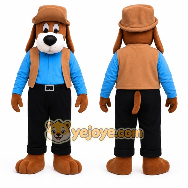 Brown Dog Mascot Costume for Events and Promotions