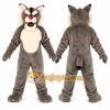 Gray Wolf Mascot Costume for Events and Promotions
