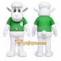 White Sheep Mascot Costume for Events and Promotions