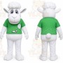 White Sheep Mascot Costume for Events and Promotions