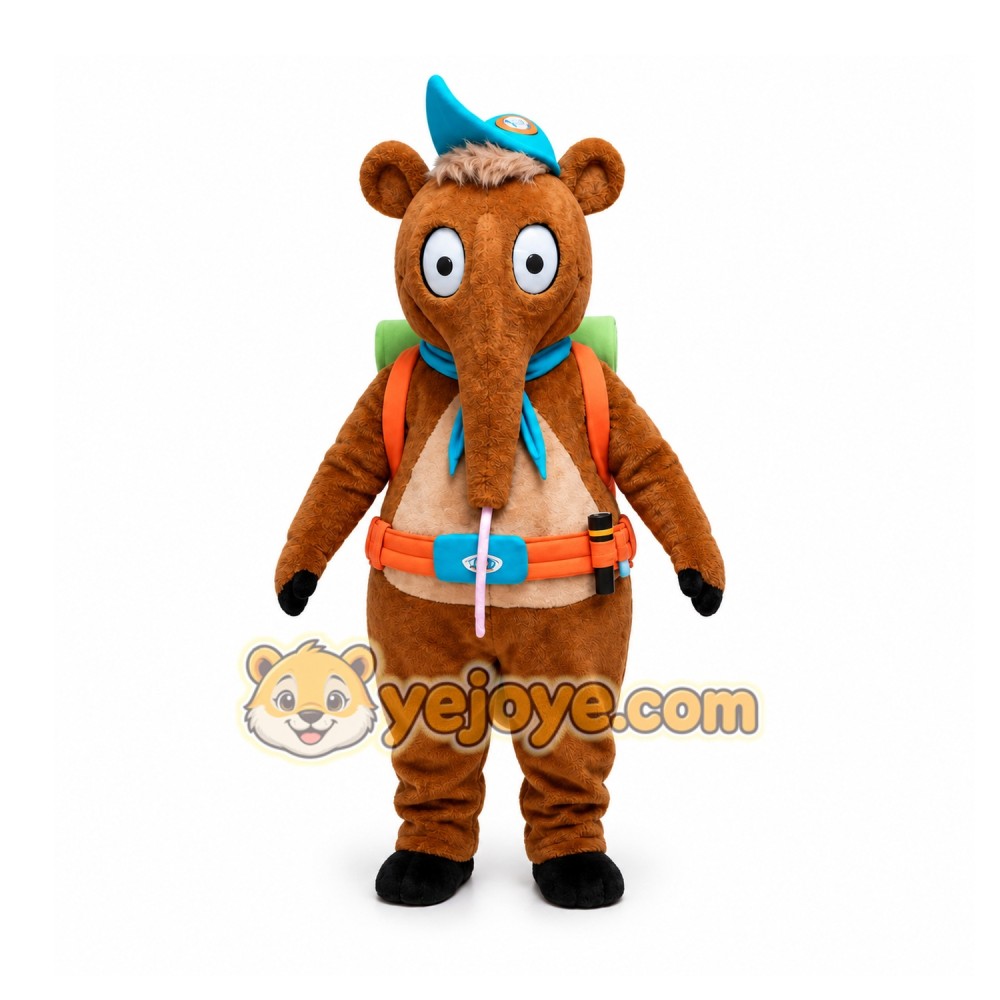 Brown Anteater Mascot Costume for Events and Promotions Brown Anteater Mascot Costume for Events and Promotions
