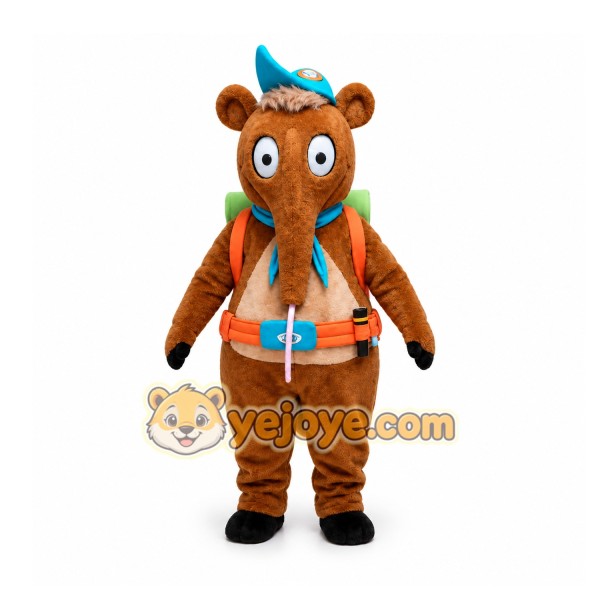 Brown Anteater Mascot Costume for Events and Promotions Brown Anteater Mascot Costume for Events and Promotions