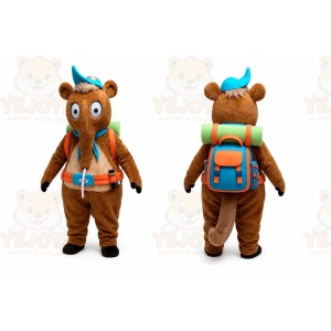 Brown Anteater Mascot Costume for Events and Promotions
