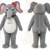 Gray Elephant Mascot Costume for Children's Events